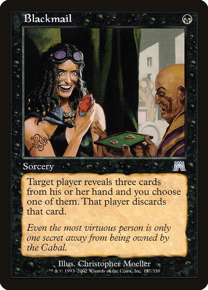 Chantagear / Blackmail - Magic: The Gathering - MoxLand