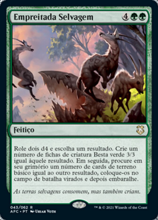 Empreitada Selvagem / Wild Endeavor - Magic: The Gathering - MoxLand