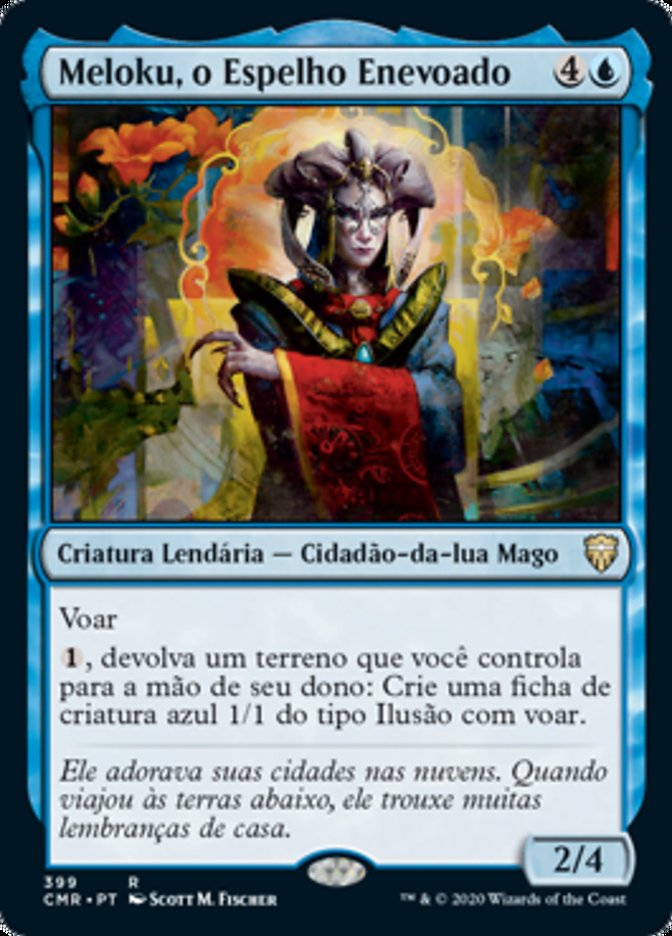 Meloku, o Espelho Enevoado / Meloku the Clouded Mirror - Magic: The Gathering - MoxLand