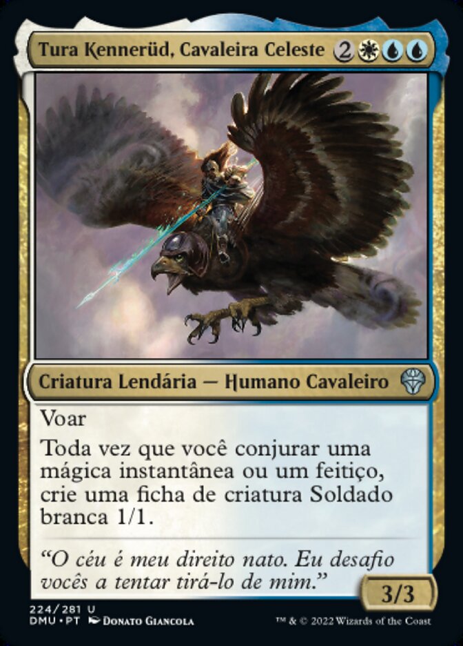 Tura Kennerüd, Cavaleira Celeste / Tura Kennerüd, Skyknight - Magic: The Gathering - MoxLand