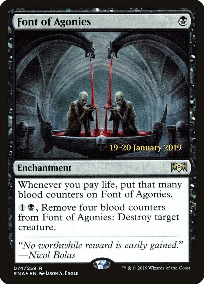 Fonte das Agonias / Font of Agonies - Magic: The Gathering - MoxLand