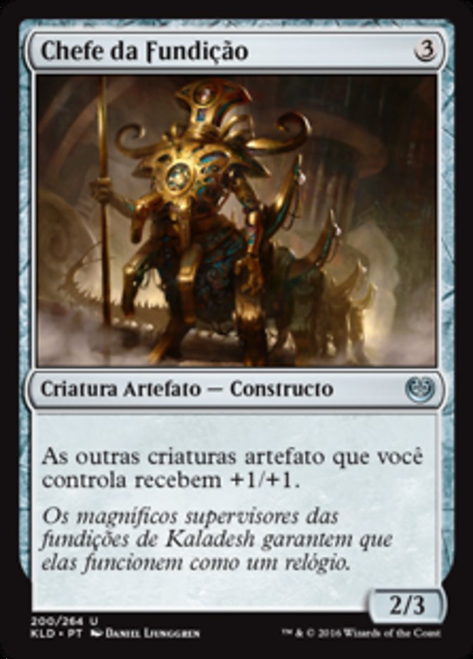 Chefe da Fundição / Chief of the Foundry - Magic: The Gathering - MoxLand