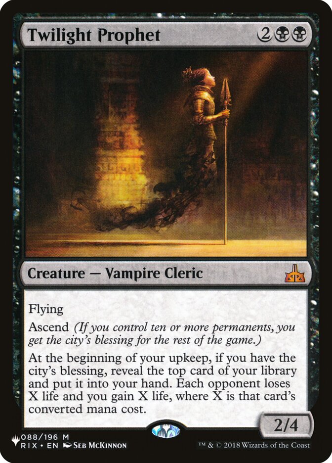 Profeta do Crepúsculo / Twilight Prophet - Magic: The Gathering - MoxLand