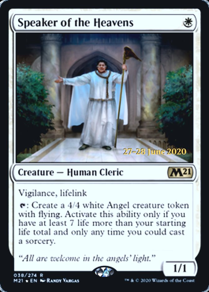 Porta-voz dos Céus / Speaker of the Heavens - Magic: The Gathering - MoxLand