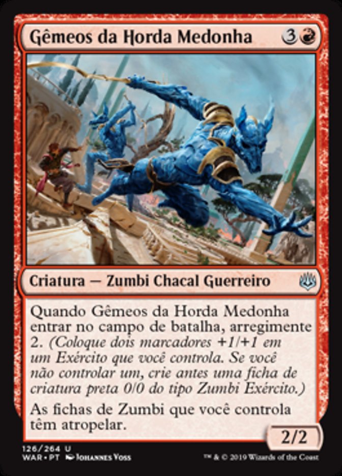 Gêmeos da Horda Medonha / Dreadhorde Twins - Magic: The Gathering - MoxLand