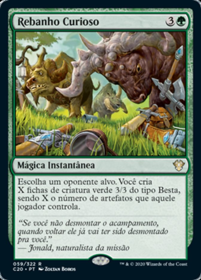 Rebanho Curioso / Curious Herd - Magic: The Gathering - MoxLand