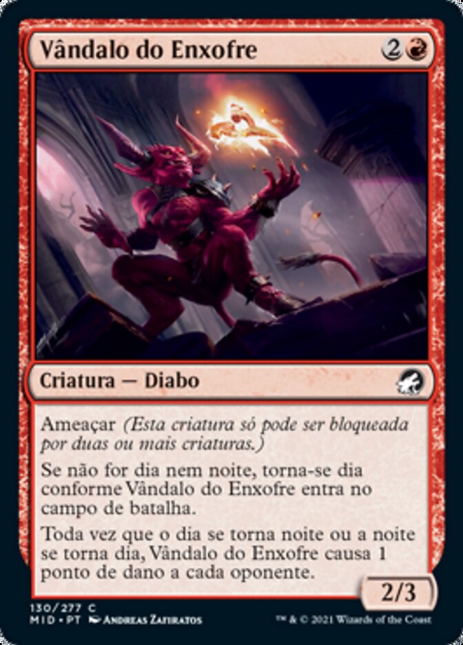 Vândalo do Enxofre / Brimstone Vandal - Magic: The Gathering - MoxLand