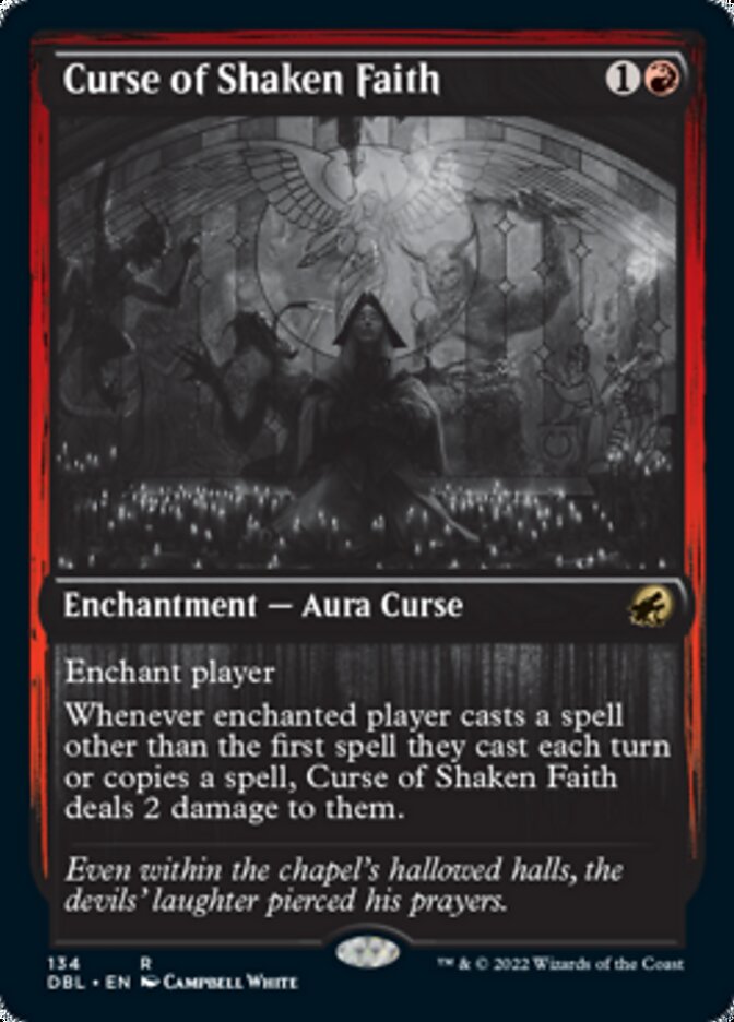 Maldição da Fé Abalada / Curse of Shaken Faith - Magic: The Gathering - MoxLand