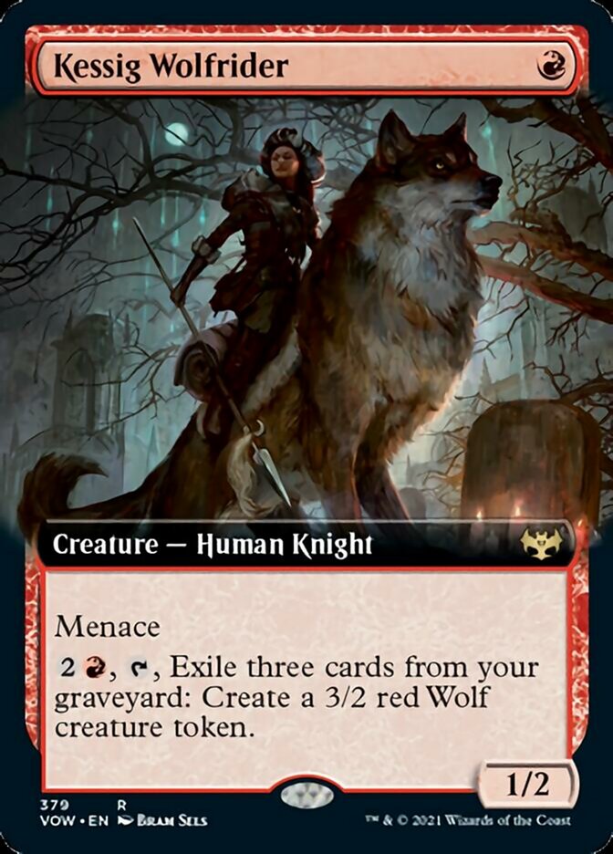Ginete de Lobo de Kessig / Kessig Wolfrider - Magic: The Gathering - MoxLand