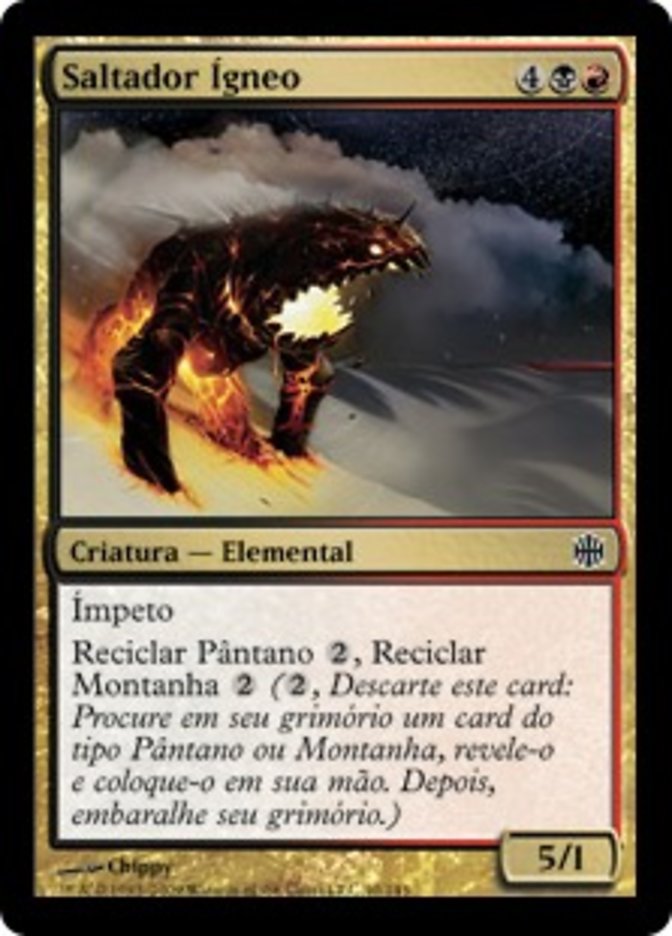 Saltador Ígneo / Igneous Pouncer - Magic: The Gathering - MoxLand