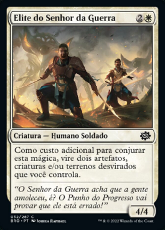 Elite do Senhor da Guerra / Warlord's Elite - Magic: The Gathering - MoxLand