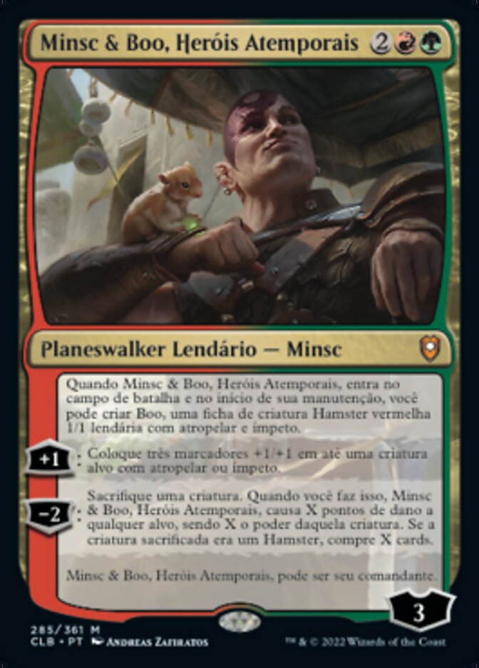 Minsc & Boo, Heróis Atemporais / Minsc & Boo, Timeless Heroes - Magic: The Gathering - MoxLand