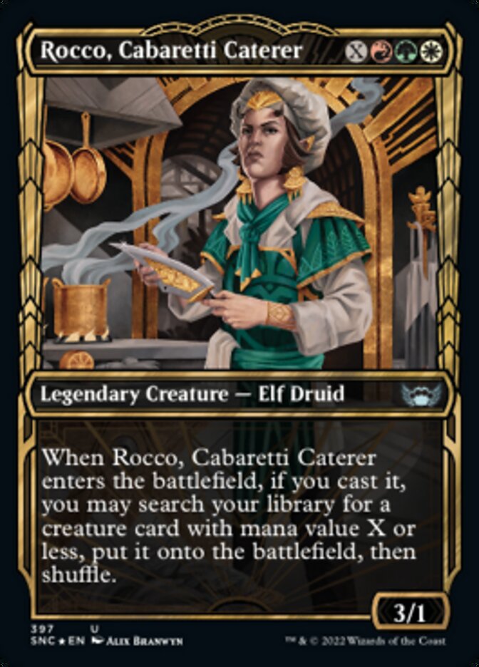 Rocco, Chef dos Cabaretti / Rocco, Cabaretti Caterer - Magic: The Gathering - MoxLand