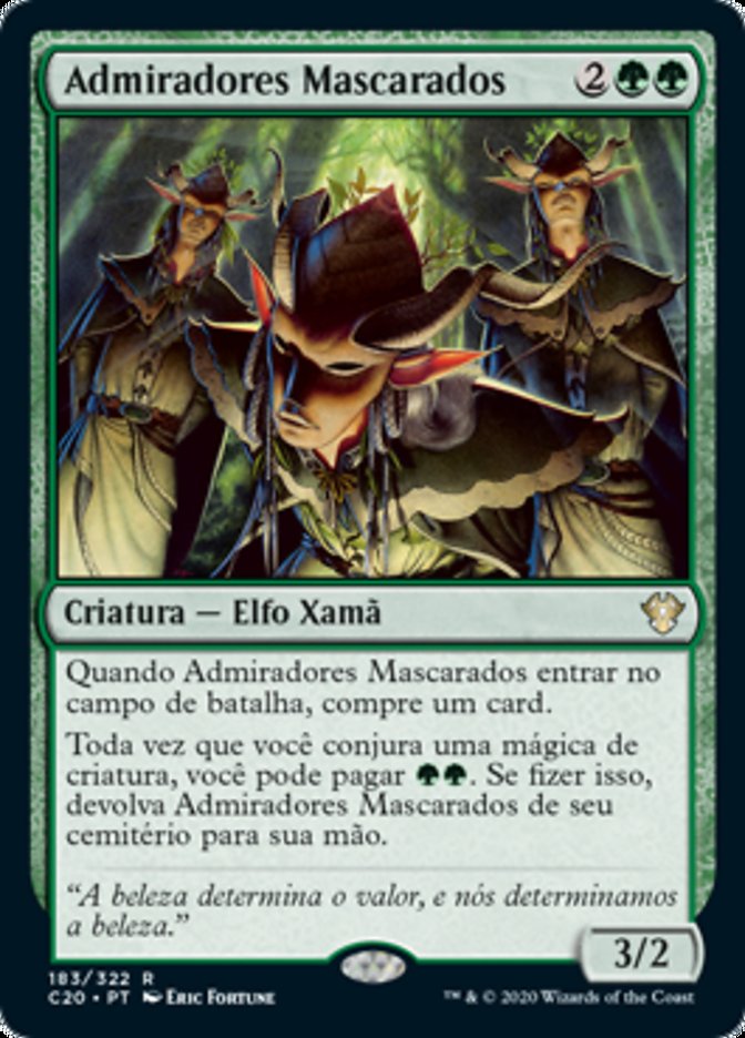 Admiradores Mascarados / Masked Admirers - Magic: The Gathering - MoxLand