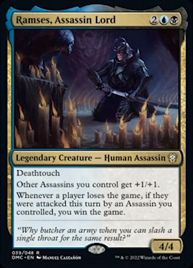 Ramses, Senhor Assassino / Ramses, Assassin Lord - Magic: The Gathering - MoxLand