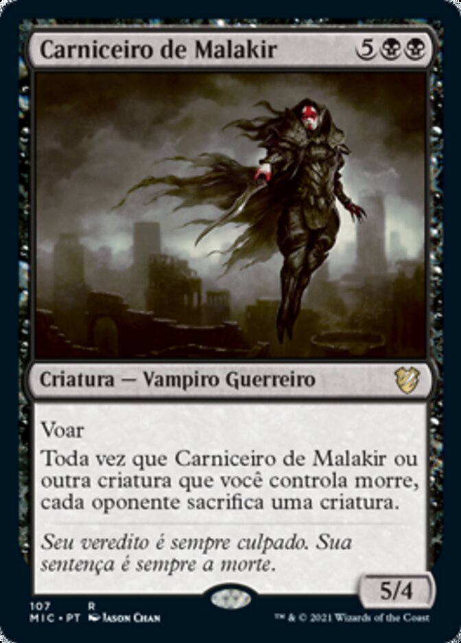 Carniceiro de Malakir / Butcher of Malakir - Magic: The Gathering - MoxLand