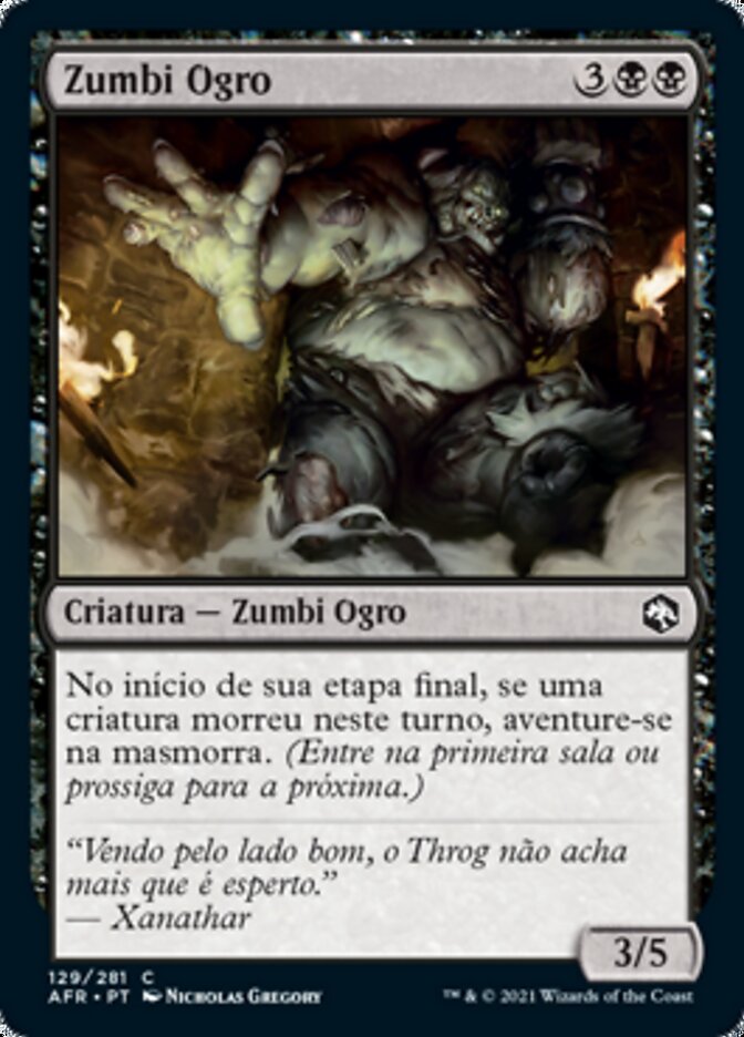 Zumbi Ogro / Zombie Ogre - Magic: The Gathering - MoxLand