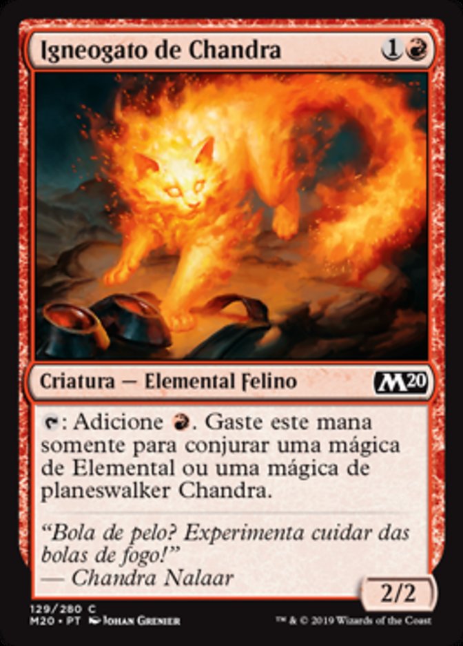 Igneogato de Chandra / Chandra's Embercat - Magic: The Gathering - MoxLand