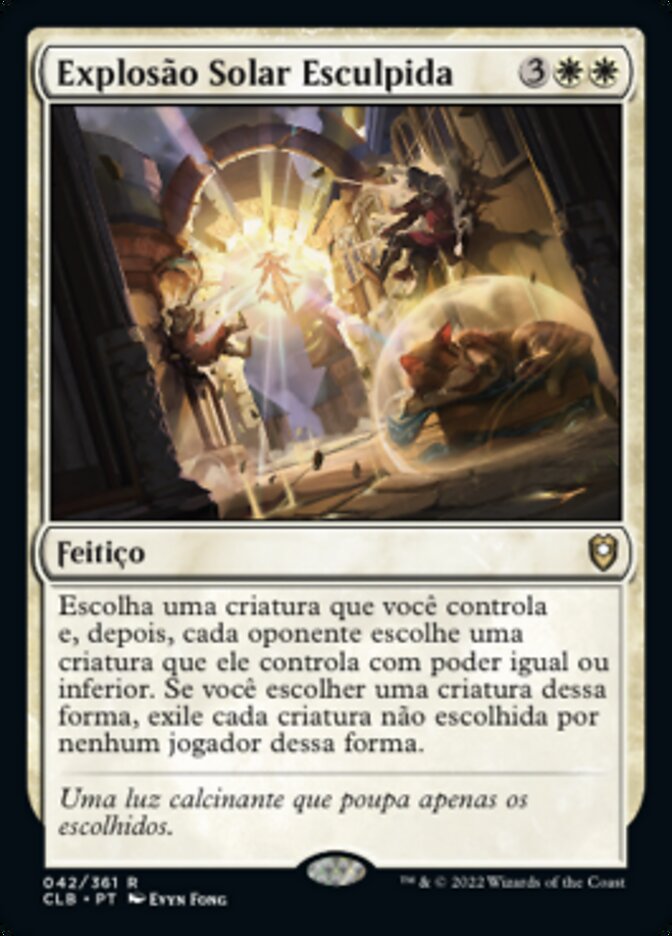 Explosão Solar Esculpida / Sculpted Sunburst - Magic: The Gathering - MoxLand