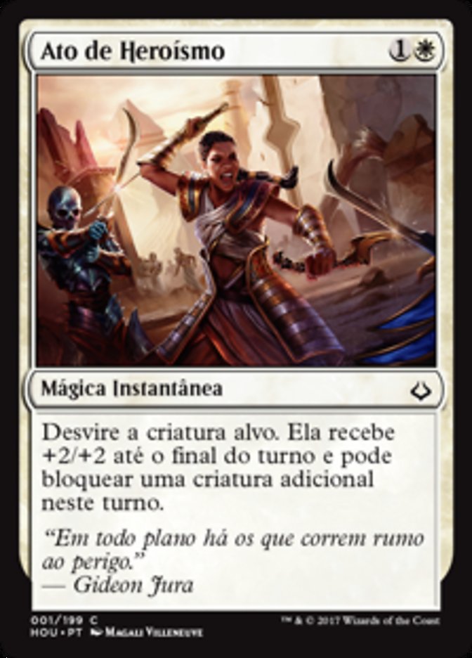 Ato de Heroísmo / Act of Heroism - Magic: The Gathering - MoxLand