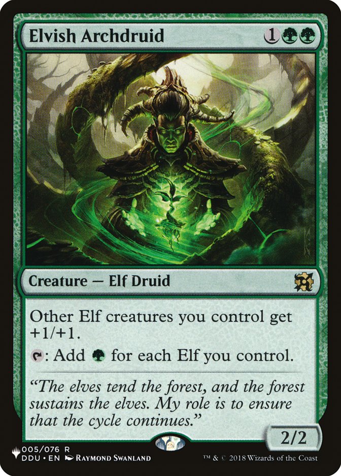 Arqueodruida Elfo / Elvish Archdruid - Magic: The Gathering - MoxLand