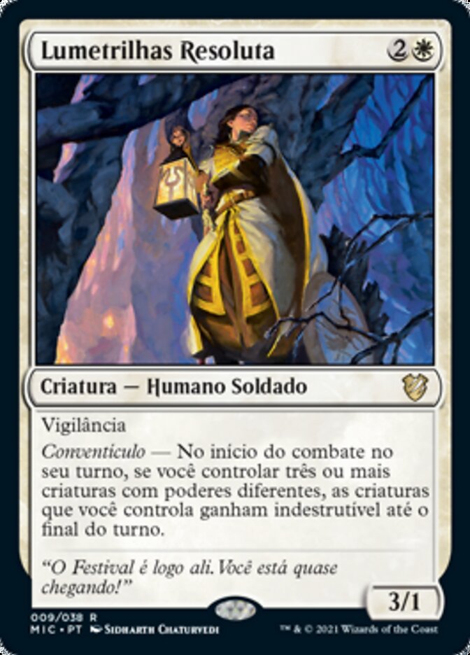 Lumetrilhas Resoluta / Stalwart Pathlighter - Magic: The Gathering - MoxLand