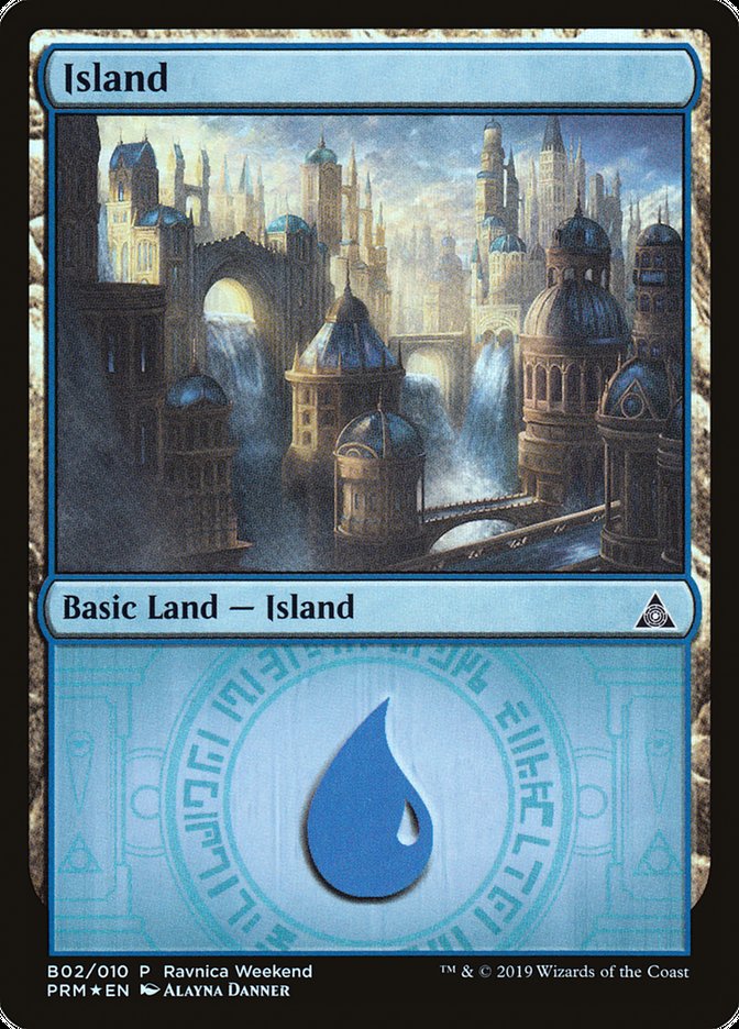 Ilha / Island - Magic: The Gathering - MoxLand