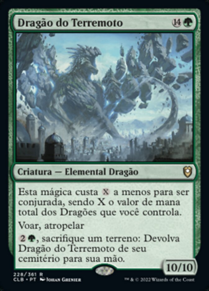 Dragão do Terremoto / Earthquake Dragon - Magic: The Gathering - MoxLand