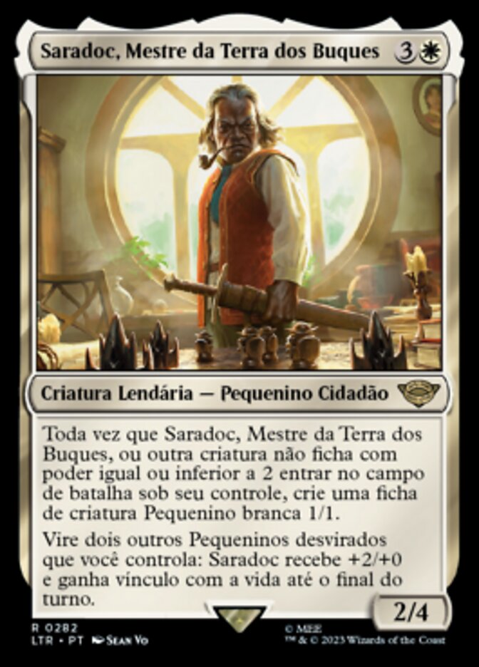 Saradoc, Mestre da Terra dos Buques / Saradoc, Master of Buckland - Magic: The Gathering - MoxLand