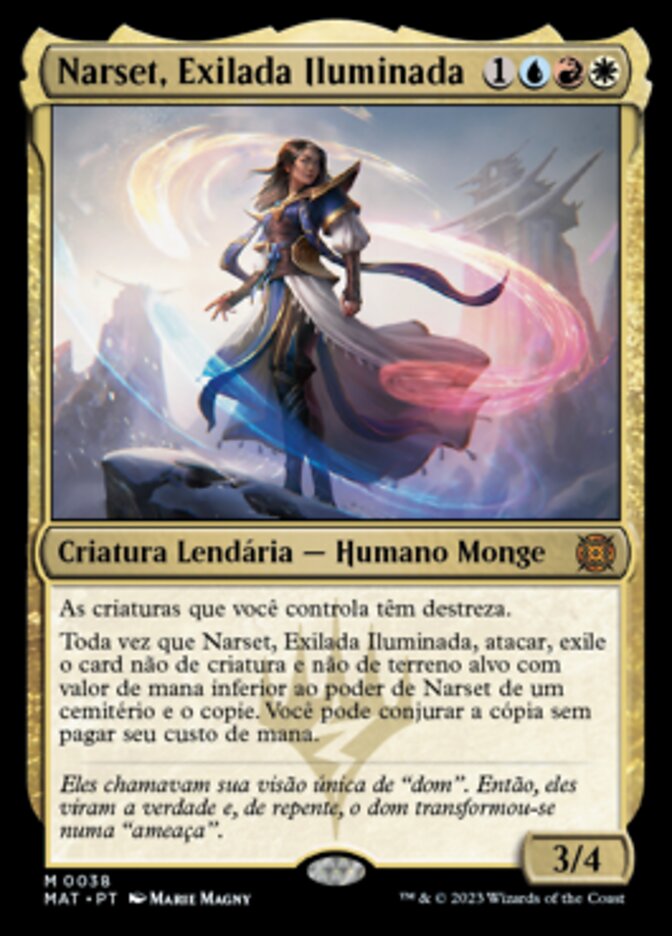 Narset, Exilada Iluminada / Narset, Enlightened Exile - Magic: The Gathering - MoxLand