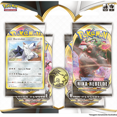 Blister Quádruplo - Espada e Escudo 2 Rixa Rebelde Duradulon - Pokémon TCG - MoxLand