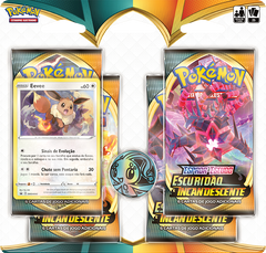 Blister Quádruplo - Espada e Escudo 3 Escuridão Incandescente Eevee - Pokémon TCG - MoxLand