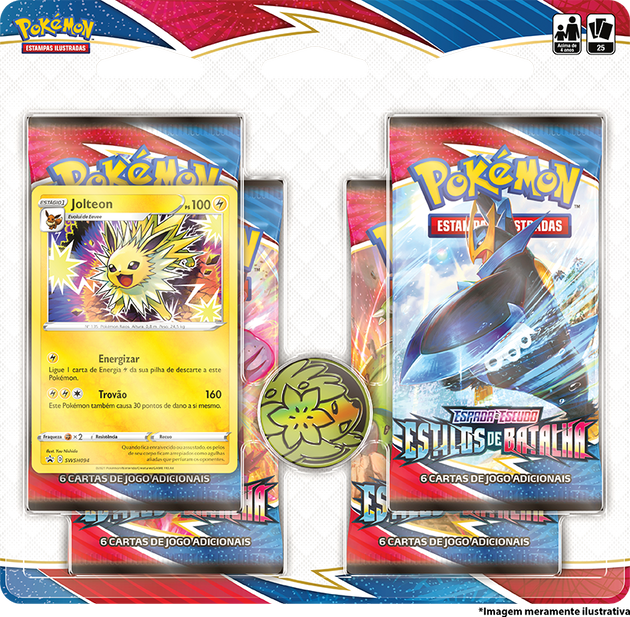 Blister Quádruplo - Espada e Escudo 5 Estilos de Batalha Jolteon - Pokémon TCG - MoxLand