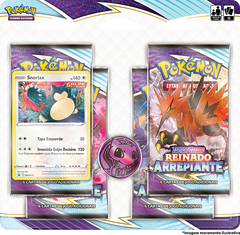 Blister Quádruplo - Espada e Escudo 6 Reinado Arrepiante Snorlax - Pokémon TCG - MoxLand