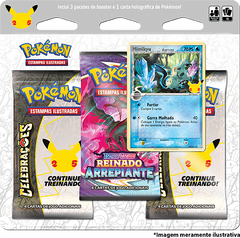 Blister Triplo - Celebrações Mimikyu δ - Pokémon TCG - MoxLand