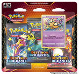 Blister Triplo - Destinos Brilhantes Dedenne - Pokémon TCG - MoxLand