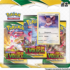 Blister Triplo - Espada e Escudo 7 Céus em Evolução Eevee - Pokémon TCG - MoxLand