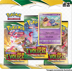 Blister Triplo - Espada e Escudo 7 Céus em Evolução Slowpoke de Galar - Pokémon TCG - MoxLand
