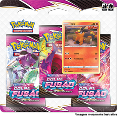 Blister Triplo - Espada e Escudo 8 Golpe Fusão Tepig - Pokémon TCG - MoxLand