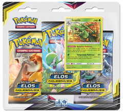 Blister Triplo - Sol e Lua 10 Elos Inquebráveis Sceptile - Pokémon TCG - MoxLand