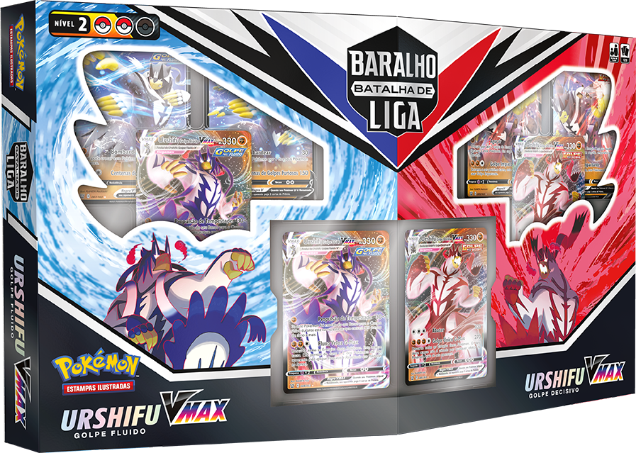 Box - Baralho Batalha de Liga Urshifu Golpe Fluido VMAX vs Urshifu Golpe Decisivo VMAX - Pokémon TCG - MoxLand