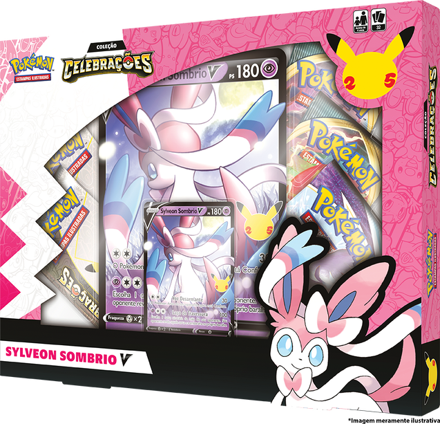 Box - Celebrações Sylveon Sombrio V - Pokémon TCG - MoxLand