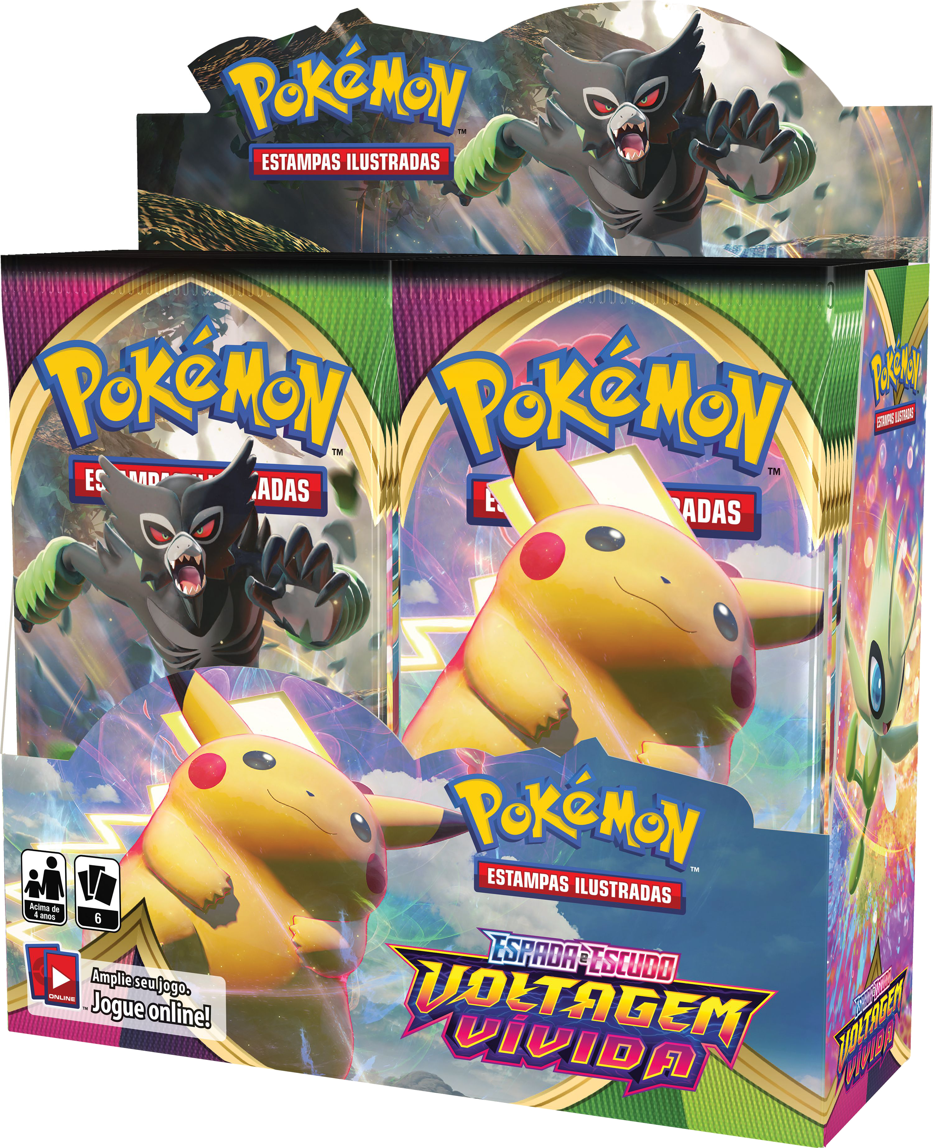 Box - Espada e Escudo 4 Voltagem Vívida - Pokémon TCG - MoxLand