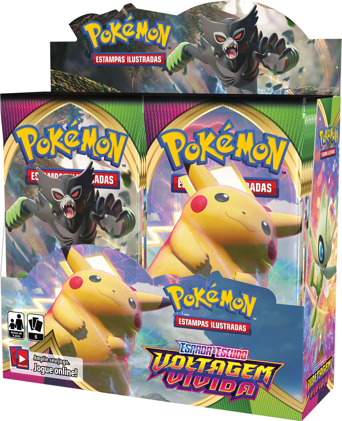 Box - Espada e Escudo 4 Voltagem Vívida - Pokémon TCG - MoxLand
