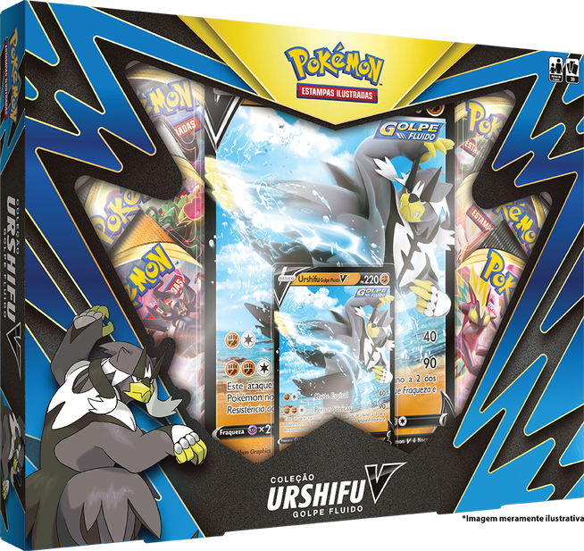 Box - Urshifu Golpe Fluido V - Pokémon TCG - MoxLand