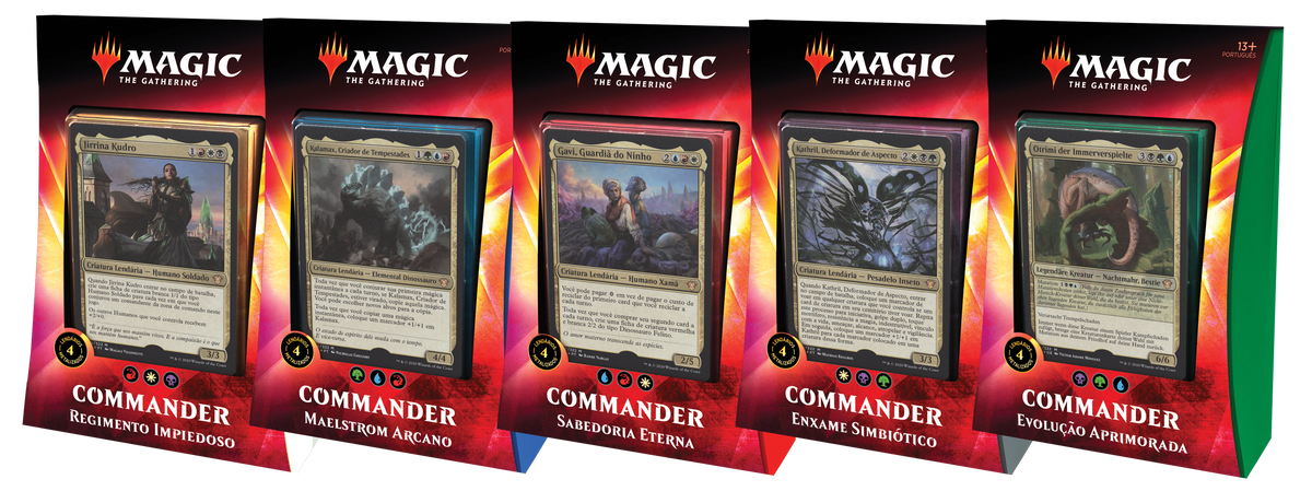 Commander 2020 - 1 Deck de cada - Magic: The Gathering - MoxLand