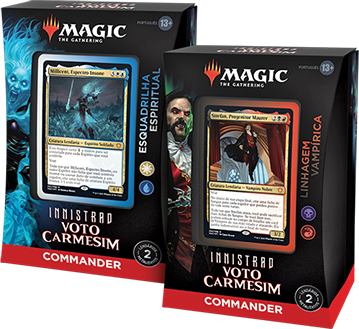 Commander Innistrad: Voto Carmesim - 1 Deck de cada - Magic: The Gathering - MoxLand