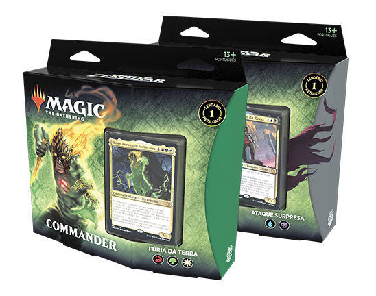 Commander Renascer de Zendikar - 1 Deck de cada - Magic: The Gathering - MoxLand