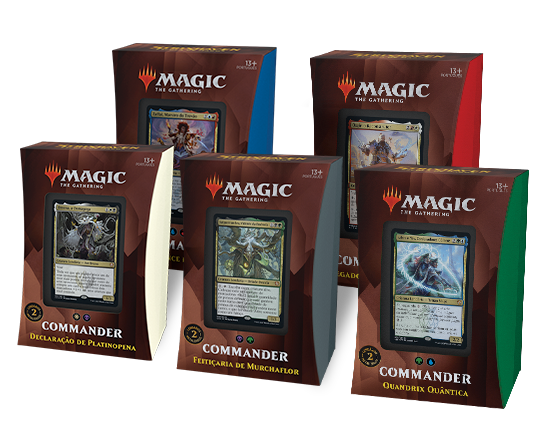 Commander 2021 - 1 Deck de cada - Magic: The Gathering - MoxLand