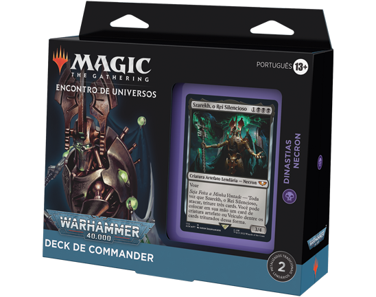 Deck Commander Warhammer 40.000 - Dinastias Necron - Magic: The Gathering - MoxLand